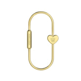 Gold Carabiner Bag Charm