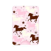 Pink Pony Glitter MagSafe Wallet