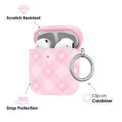 Dolly Pink Gingham AirPod Case