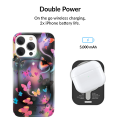 Aurora Butterfly Portable MagSafe Charger Power Pack