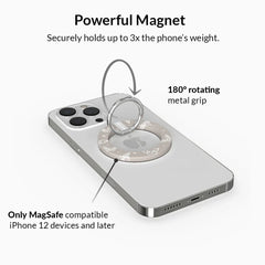 Moonlight Moths MagSafe Grip Ring