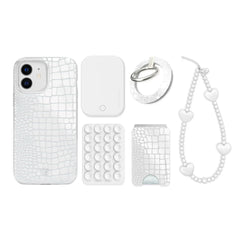 White Croc iPhone Bundle Set