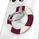 Burgundy Vibe Checker MagSafe Grip Ring