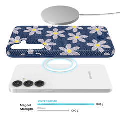 Denim Daisy Samsung Case