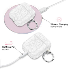 Clear Frosted Smiley AirPod Case