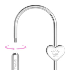 Silver Carabiner Bag Charm