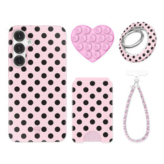 Princess Pink Polka Dot Samsung Bundle Set