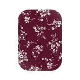 French Burgundy Floral Portable MagSafe Charger Power Pack