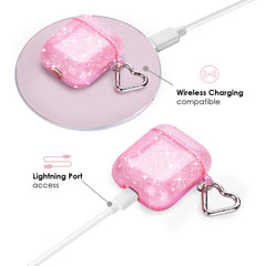 Pink Stardust Glitter AirPod Case