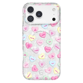 Sweet Hearts Glitter iPhone Case