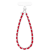 Red Leather Chain Phone Charm