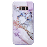 Violet Sky Marble Samsung Case