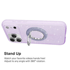 Lilac Stardust Glitter MagSafe Grip Ring