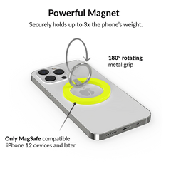 Neon Yellow MagSafe Grip Ring
