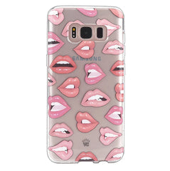 Nude Lips Samsung Galaxy Clear Case