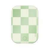 Pistachio Vibe Checkered Portable MagSafe Charger Power Pack