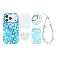 Aquamarine Holo iPhone Bundle Set