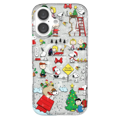 Snoopy Christmas Glitter iPhone Case