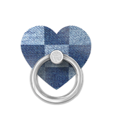 Denim Vibe Checkered Phone Ring