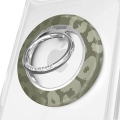 Olive Leopard MagSafe Grip Ring