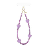 Purple Heart Phone Charm