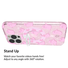Ghosted Pink Glitter MagSafe Grip Ring