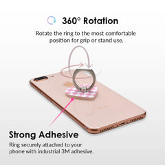 Pink Checkered Phone Ring