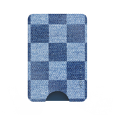 Denim Checker Magsafe Wallet