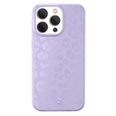 Lilac Leopard iPhone Case