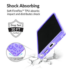 Electric Purple Leopard Samsung Case