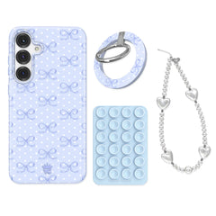 Lovely Blue Bows Samsung Bundle Set