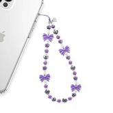 Purple Bows Phone Charm