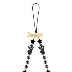 Playboy Black Bunny Phone Charm