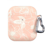 Peach Blossom Floral AirPod Case