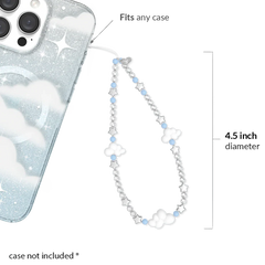 In the Clouds  Phone Charm
