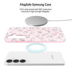 Pink Coastal Seashells Samsung Bundle Set