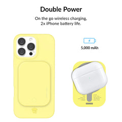 Butter Yellow Portable MagSafe Charger Power Pack