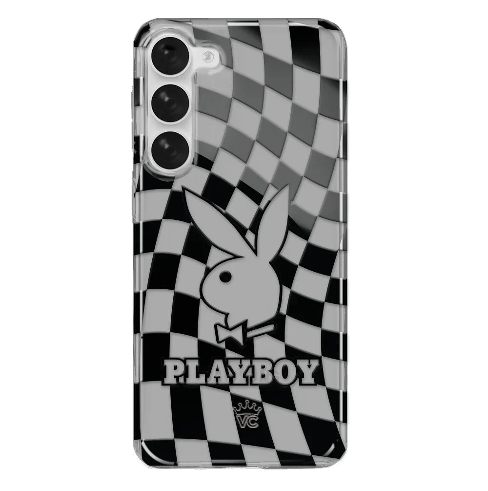 Playboy Checkmate Clear Samsung Case