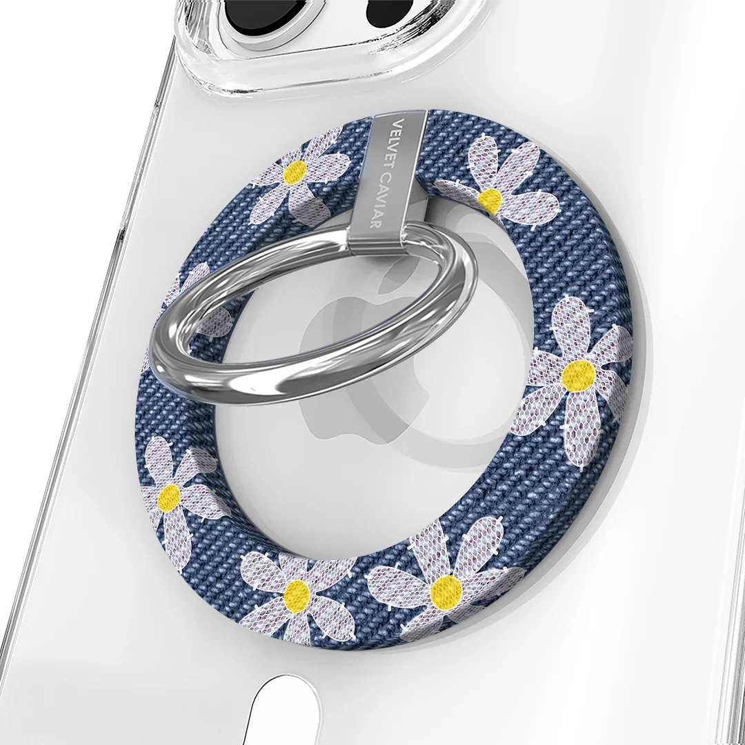 Denim Daisy MagSafe Grip Ring