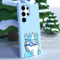 Pudgy Penguins Polar Blue Samsung Case