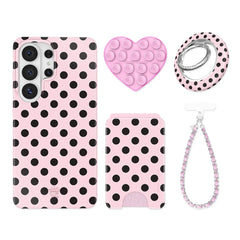 Princess Pink Polka Dot Samsung Bundle Set