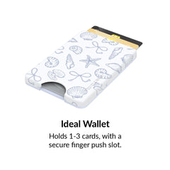Coastal Seashells MagSafe Wallet