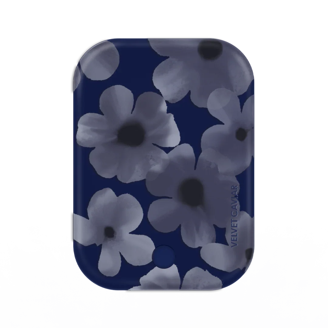 Midnight Blossom Portable MagSafe Charger Power Pack