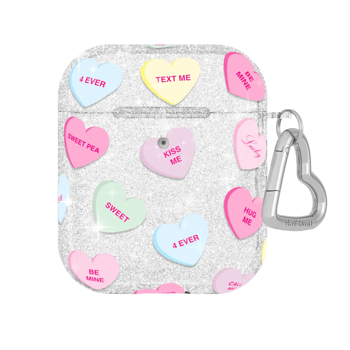 Sweet Hearts Glitter AirPod Case