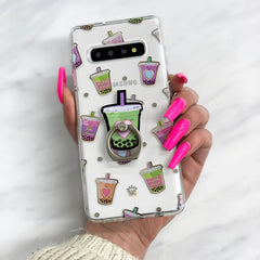 Matcha Samsung Galaxy Case Clear