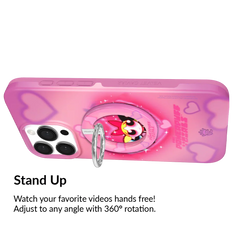 The Powerpuff Girls Airbrush Hearts MagSafe Grip Ring