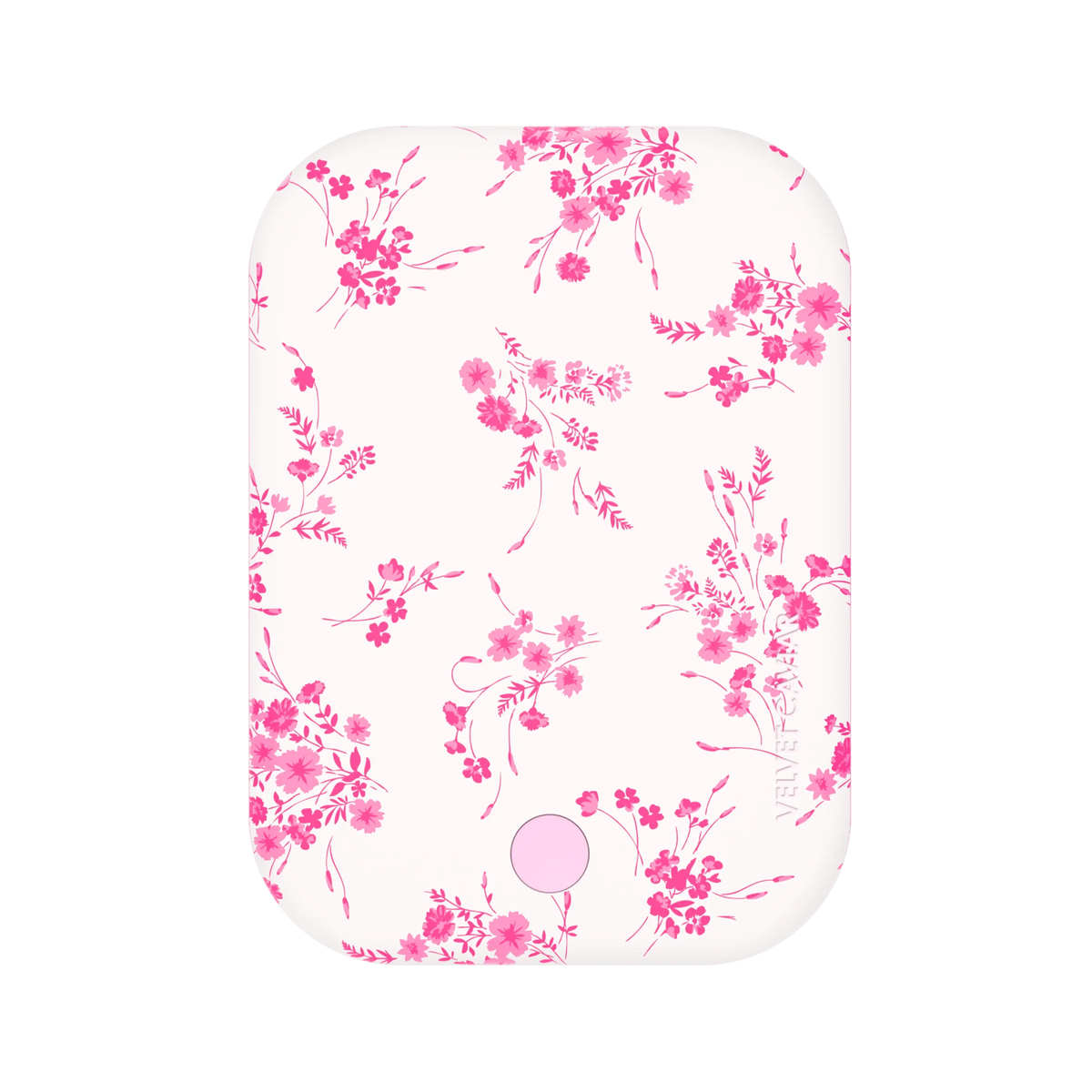 French Rose Floral Portable MagSafe Charger Power Pack