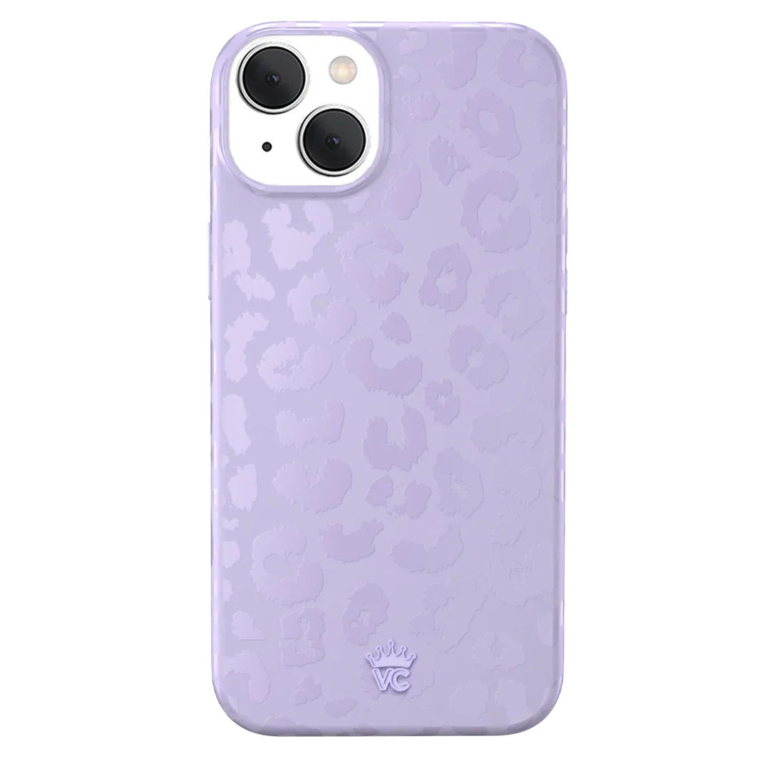 Lilac Leopard iPhone Case