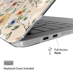 Nude Vintage Floral MacBook Case 2.0