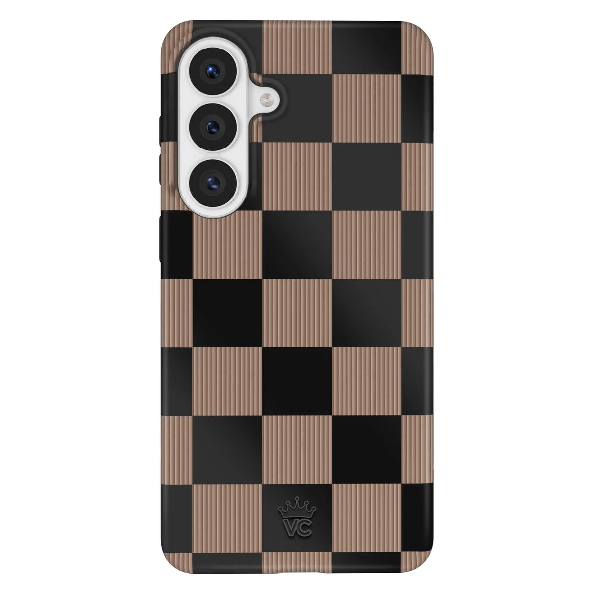 Mocha Vibe Checkered Samsung Case